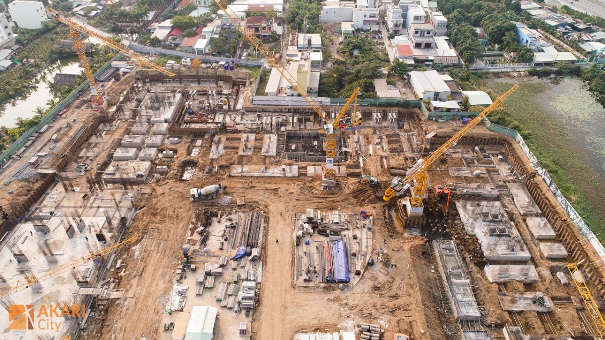 Cập nhật tiến độ Dự án Akari City tháng 1 năm 2020