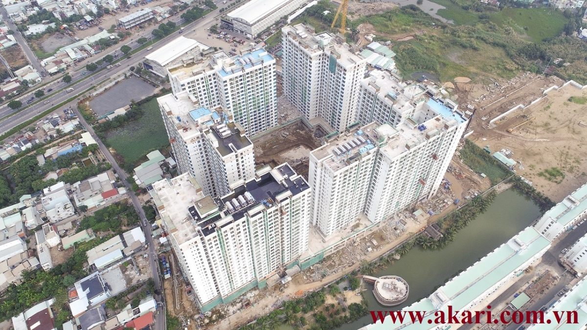 TIẾN ĐỘ CÔNG TRÌNH XÂY DỰNG AKARI CITY 08/11/2020.