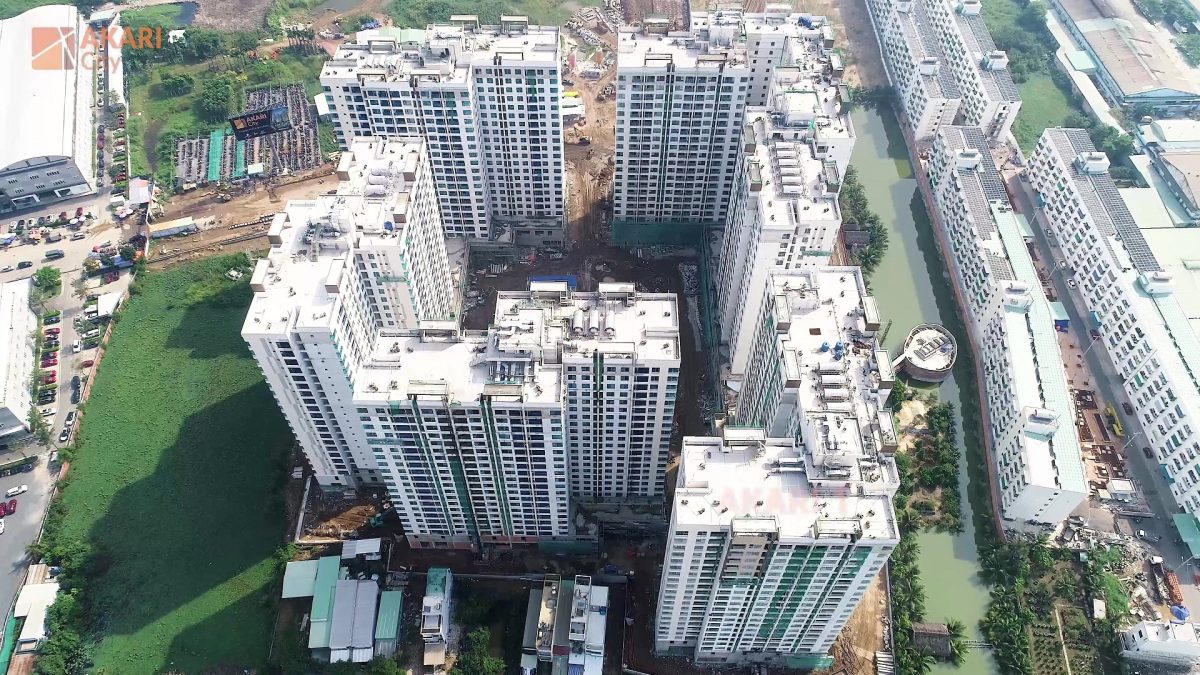 Tiến độ xây dựng Akari City những ngày cuối năm 2020 đầu 2021