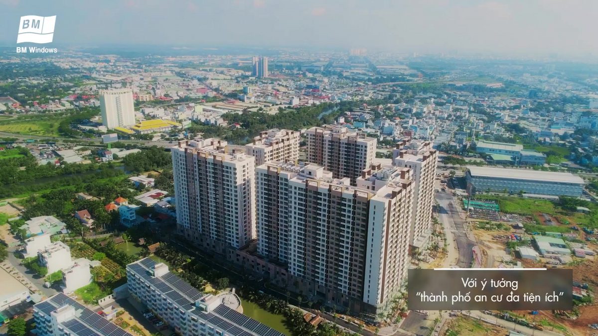 BM Windows hoàn thành hạng mục cửa kính tại Akari City 07-2021