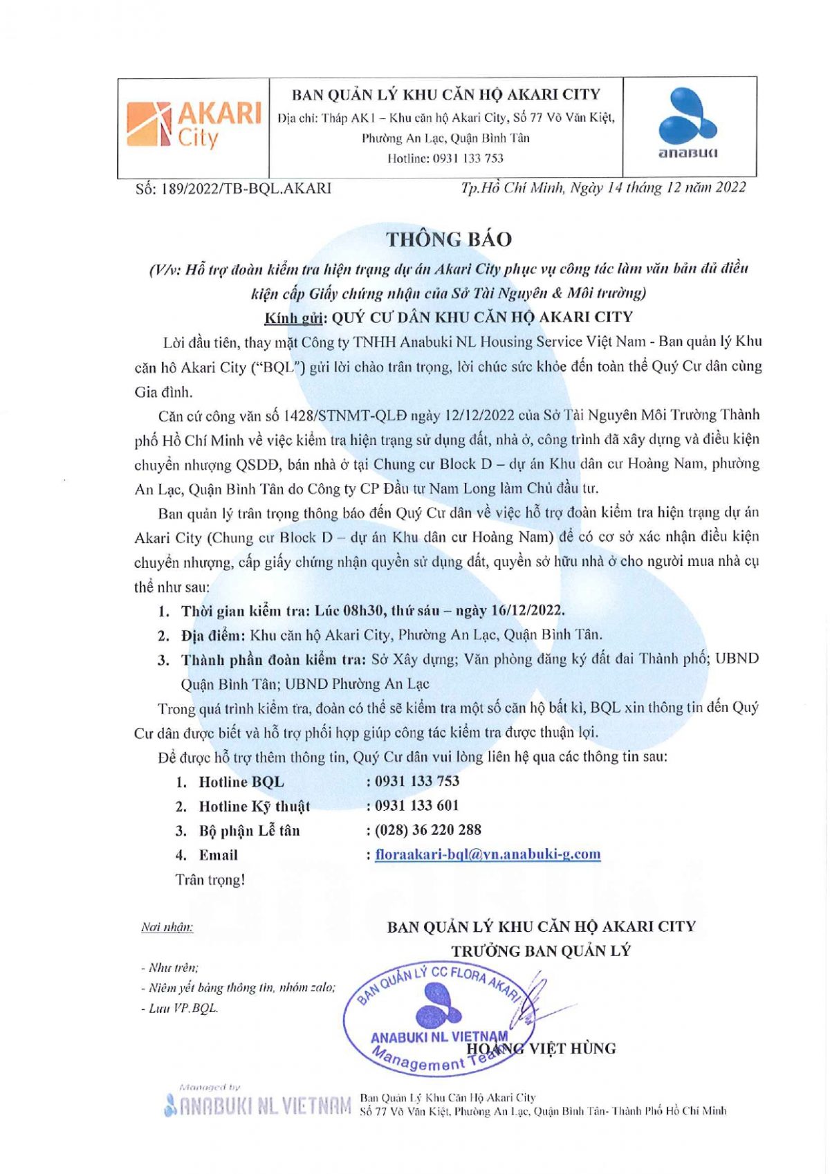 Bước chuẩn bị đầu tiên cho việc làm sổ hồng Akari City phase 1