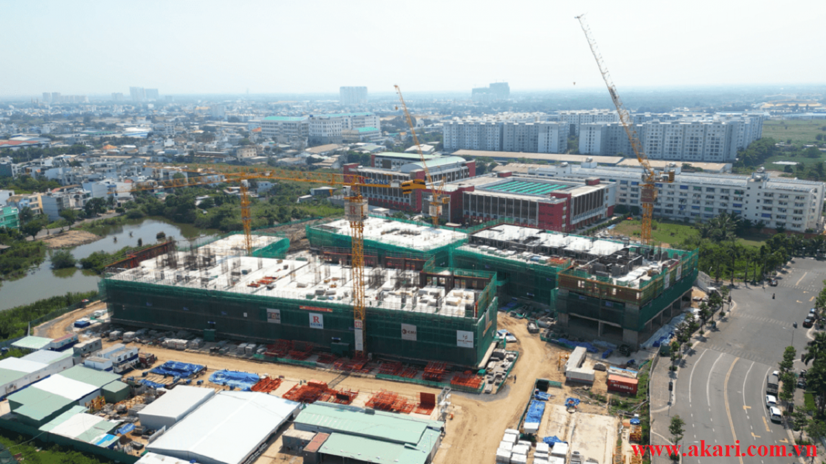 Cập nhật tiến độ xây dựng Akari City phase 2 tháng 2 năm 2023