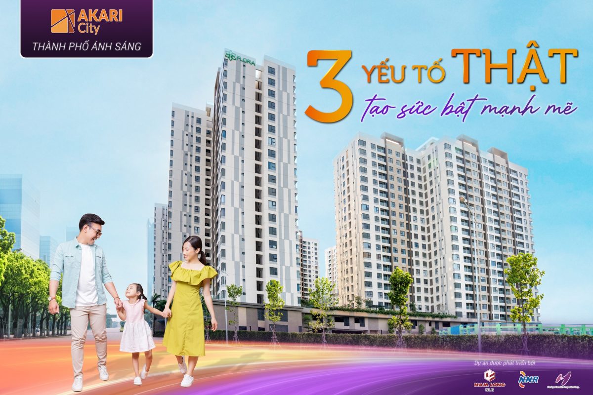 Akari City phase 1 và 2 – Bộ 03 yếu tố “Thật” tạo sức bật mạnh mẽ