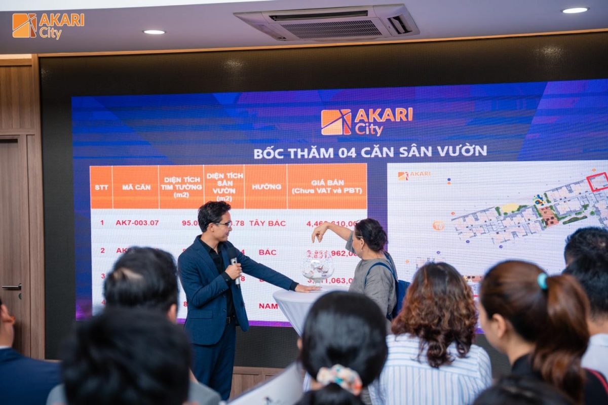Ra mắt căn hộ đặc biệt AKARI CITY tháng 5, thu hút 200 người tham dự