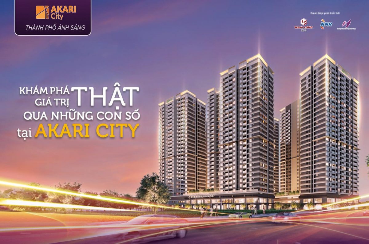 GIÁ TRỊ THẬT QUA CÁC CON SỐ ẤN TƯỢNG TẠI AKARI CITY