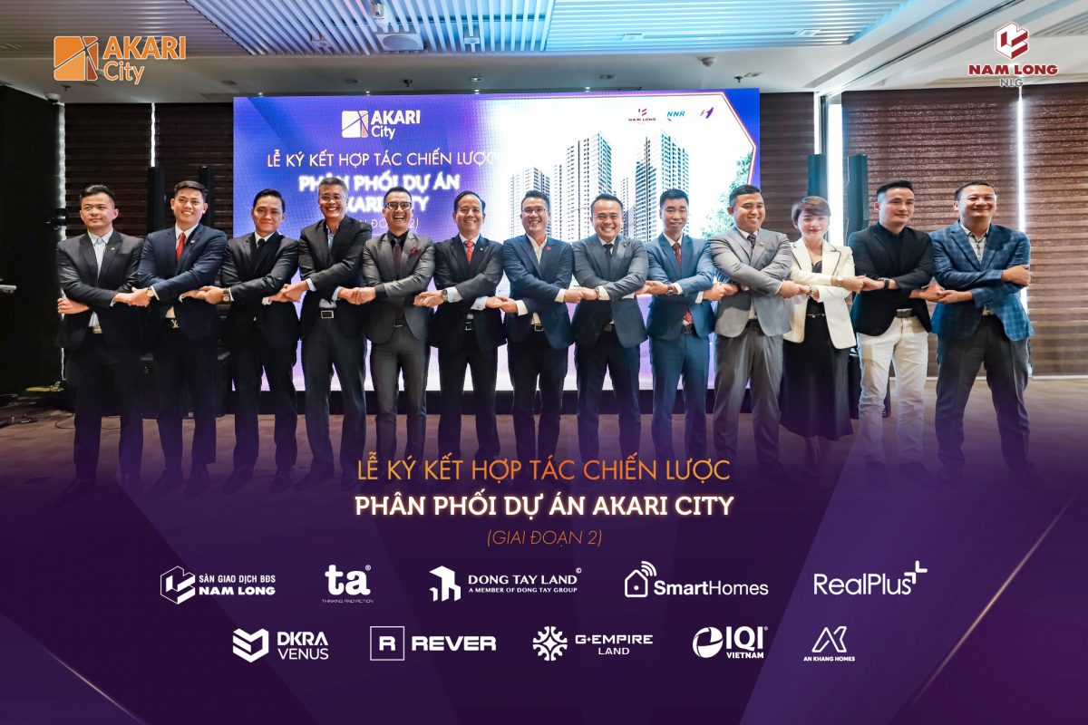 Nam Long Land ký kết cùng 10 đại lý bán hàng AKARI CITY giai đoạn 2
