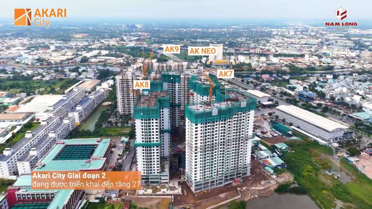 Cập nhật tiến độ xây dựng Akari AK789 và AK NEO tháng 10/2023