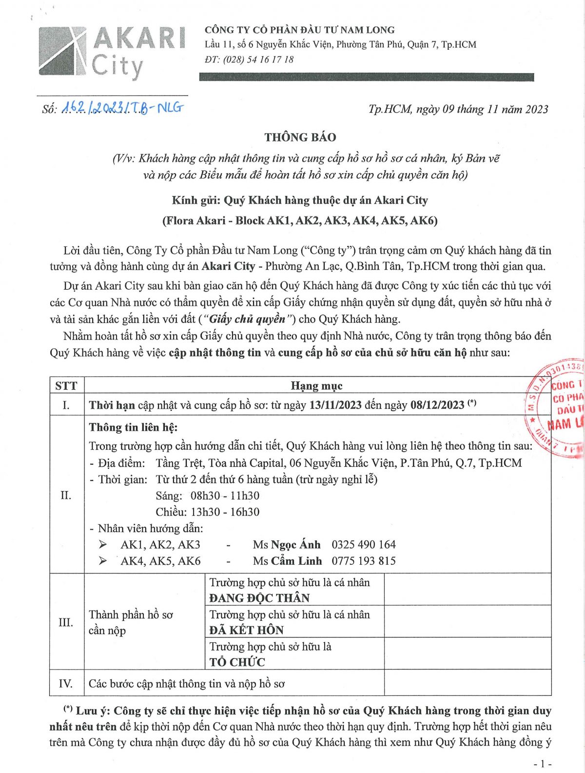 HƯỚNG DẪN LÀM HỒ SƠ SỔ HỒNG AKARI CITY BÌNH TÂN