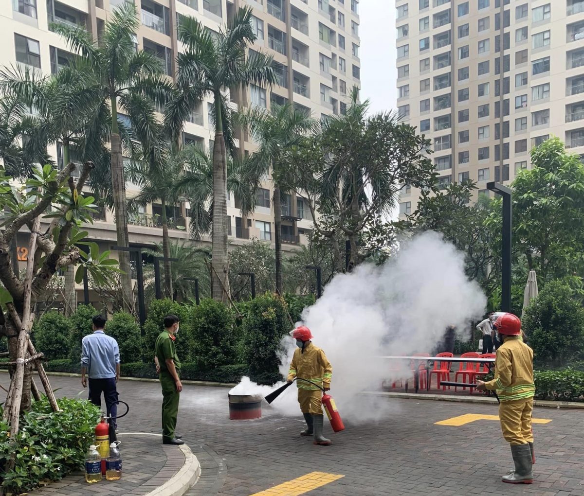 Đảm bảo an toàn phòng cháy chữa cháy tại Căn hộ Akari City