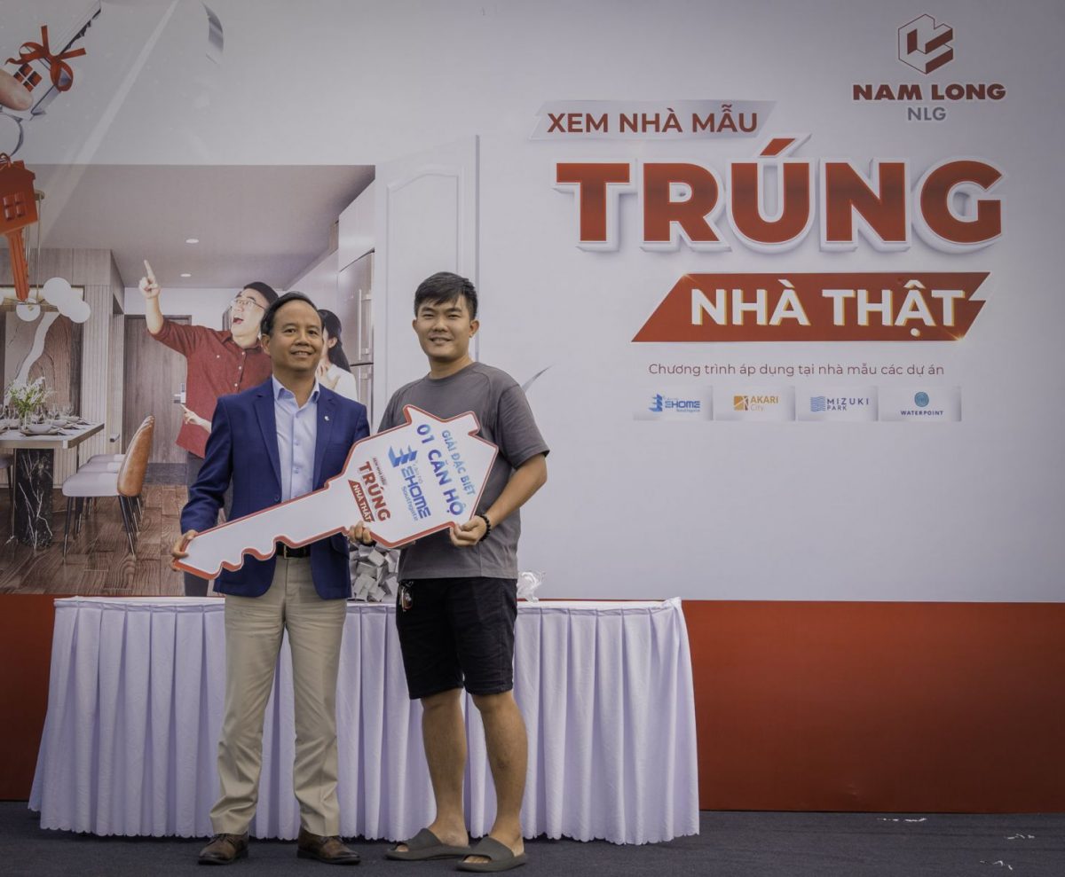 Kết quả chương trình: “Xem nhà mẫu – Trúng nhà thật” KH tham quan Akari City nhận giải đặc biệt hơn 1 tỷ