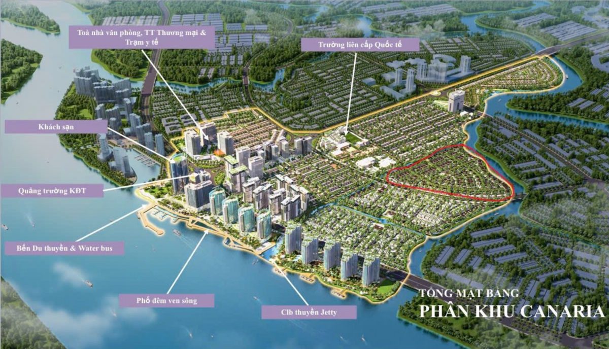 Phân Khu Canaria – Viên Ngọc Xanh Trong Lòng Đô Thị Izumi City 170ha